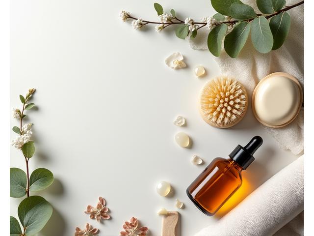 Luxurious bath products and soft towels